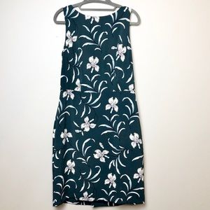NWT Ann Taylor Green Floral Dress